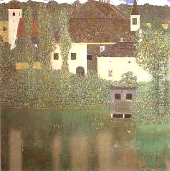 Schloss Kammer on the Attersee I 1910 Oil Painting - Gustav Klimt