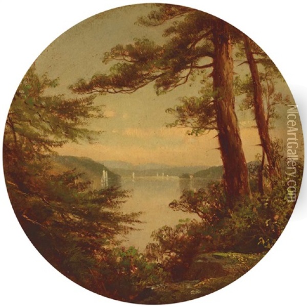 Extensive River Landscape Oil Painting - George Henry Smillie