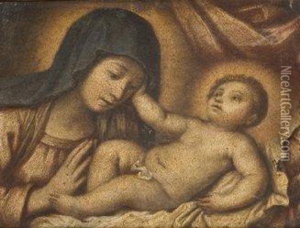 Vierge A L'enfant Oil Painting - Giovanni Battista Salvi