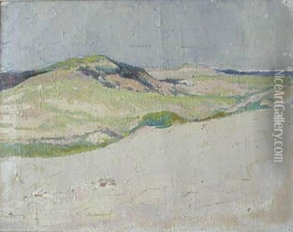 Cape Cod Dunes Oil Painting - George G. Bullock