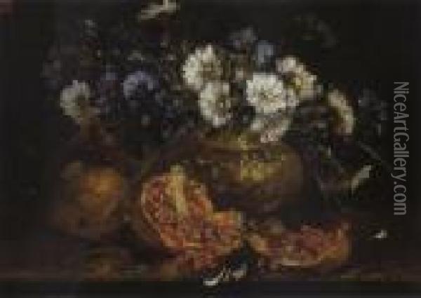 Stilleben Oil Painting - Gustave-Emile Couder