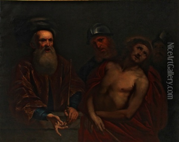 Ecce Homo Oil Painting - Orazio Ferraro