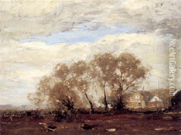 The Willows Oil Painting - Henry Ward Ranger
