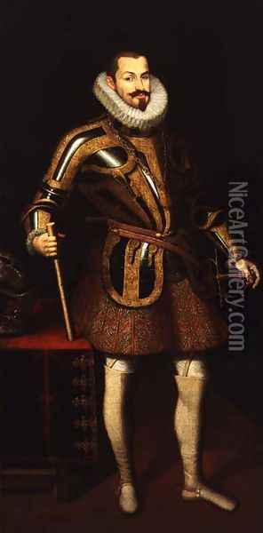 Portrait of the Duke of Lerma Oil Painting - Juan Carreno De Miranda