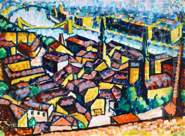 Budapest Oil Painting - Istvan Pal