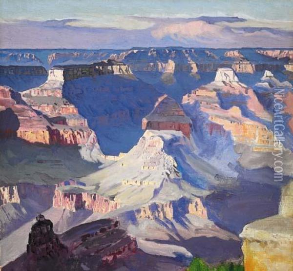 Grand Canyon Oil Painting - Gunnar M. Widforss