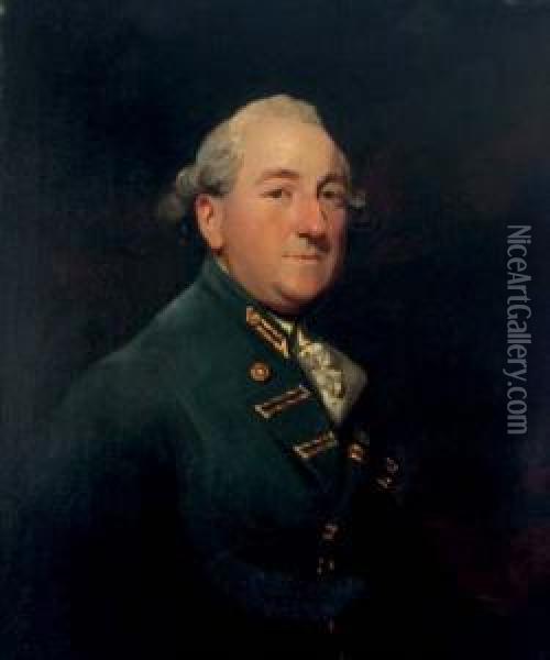 Portrait Of An Admiral Oil Painting - James Northcote