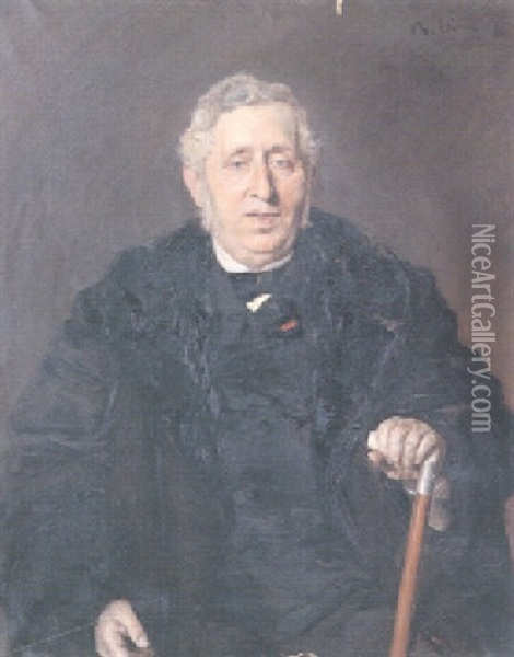 Portrait Of William Seligman Oil Painting - Giovanni Boldini