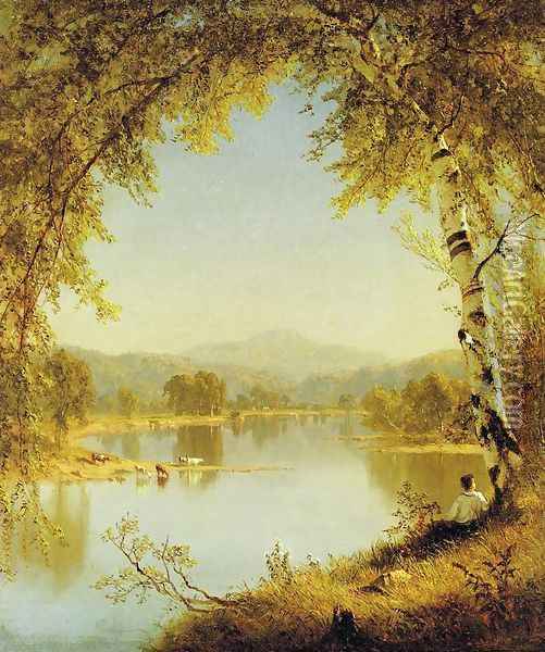 Summer Idyll Oil Painting - Sanford Robinson Gifford