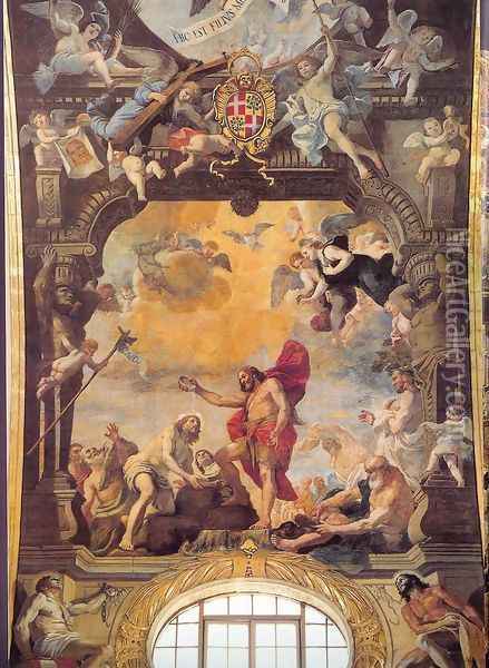 The Baptism of Christ 1661 Oil Painting - Mattia Preti