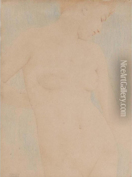 - Oil Painting - Fernand Khnopff