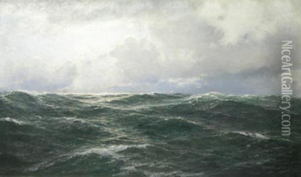 Marine Oil Painting - Franz Carl Herpel