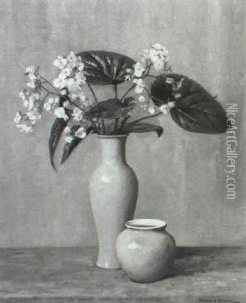 Begonias Oil Painting - Maurice Braun