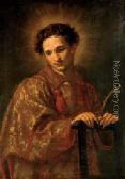 Saint Lawrence Oil Painting - Jacopo Vignali