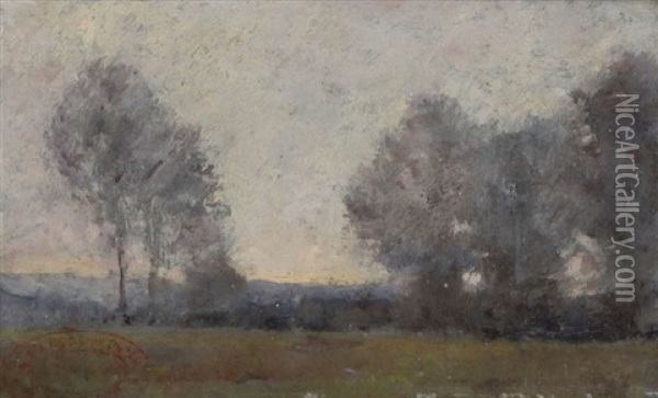 Paysage En Brabant Oil Painting - Hippolyte Emmanuel Boulenger