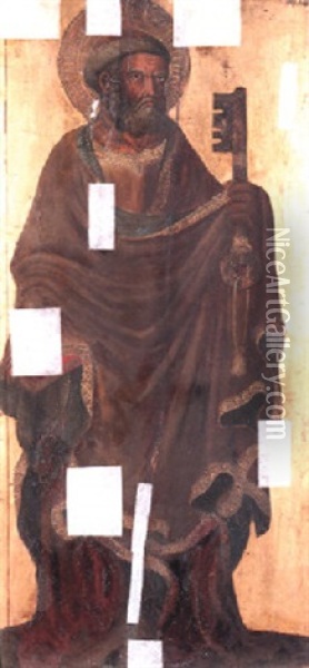 St. Peter Oil Painting - Niccolo di Pietro Gerini