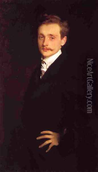 Portrait Of Leon Delafosse Oil Painting - John Singer Sargent