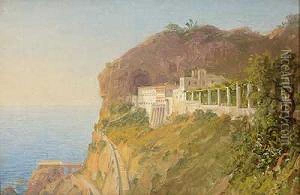 Kapuzinerkloster Bei Amalfi Oil Painting - Carl Morgenstern