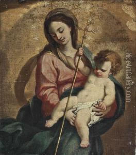 The Madonna And Child Oil Painting - Giovanni Battista Vanni