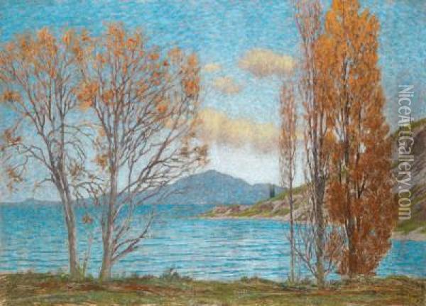 Herbststimmung Im Suden Oil Painting - Girolamo Cairati