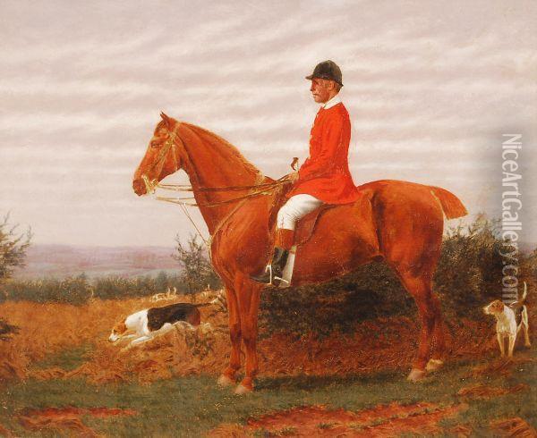 'pilot' With Charles Mundey Up Oil Painting - George Paice