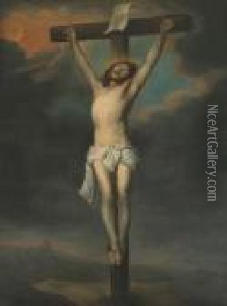 Christus Aan Het Kruis Oil Painting - Sir Anthony Van Dyck