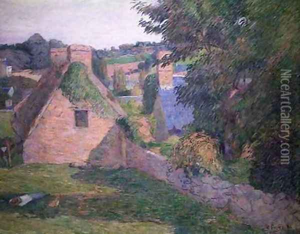 The Field of Derout Lollichon Oil Painting - Paul Cezanne