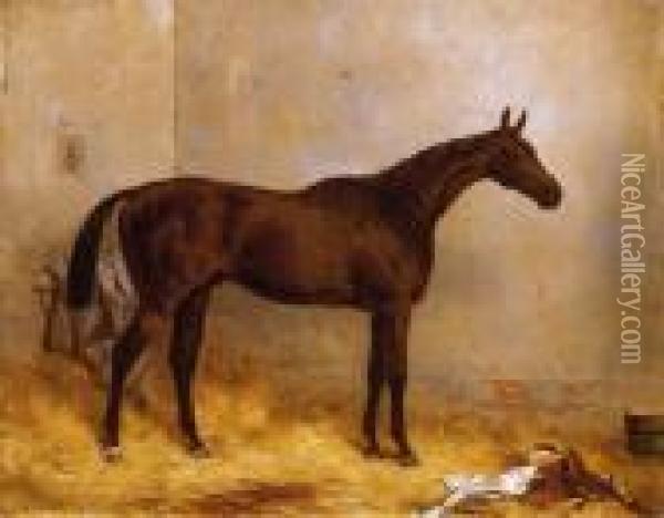 Racing Horse Oil Painting - Harry Hall