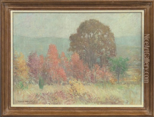 Fall In Oak Ridge, New Jersey Oil Painting - Edmund William Greacen
