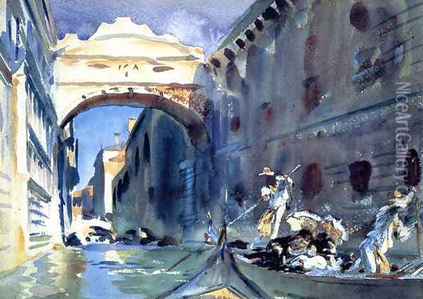 Bridge Of Sighs Oil Painting - John Singer Sargent