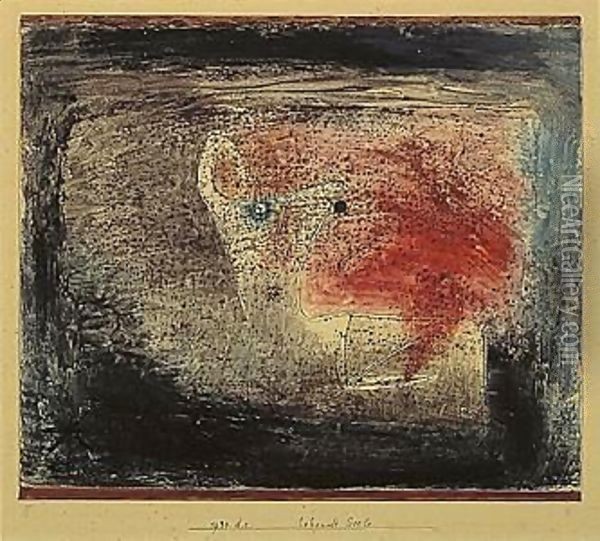 Iohende Seele (Blazing Soul) Oil Painting - Paul Klee
