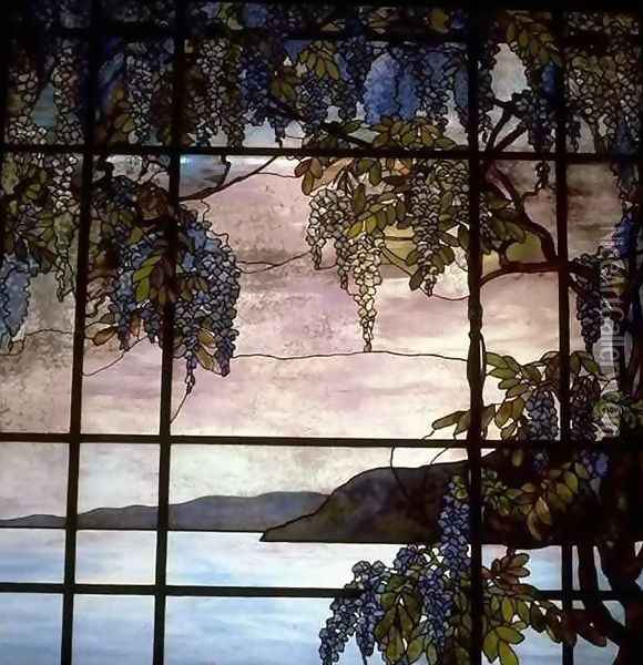 View of Oyster Bay Oil Painting - Louis Comfort Tiffany