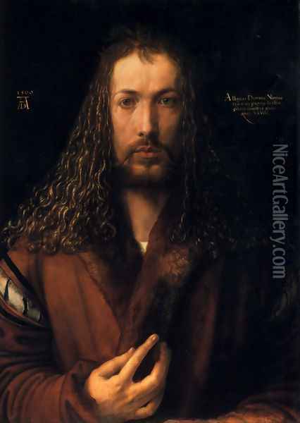 Self-Portrait II Oil Painting - Albrecht Durer