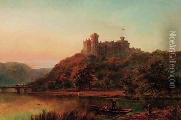 Windsor Castle Oil Painting - Alfred de Breanski