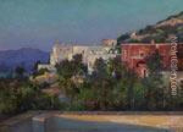''ricordo Di Ana Capri'' Oil Painting - Susan Watkins