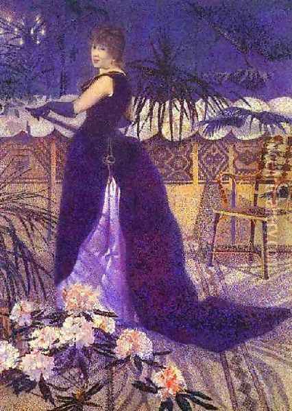 Hector France Nee Irma Clare Oil Painting - Henri Edmond Cross