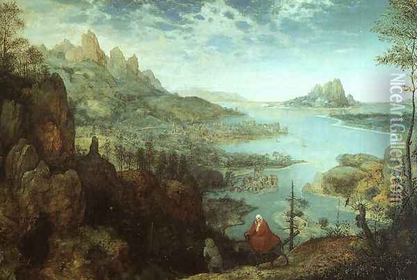 Landscape with the Flight into Egypt 1563 Oil Painting - Pieter the Elder Bruegel
