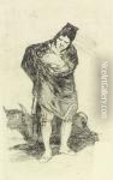 El Toreroanciano Oil Painting - Francisco De Goya y Lucientes