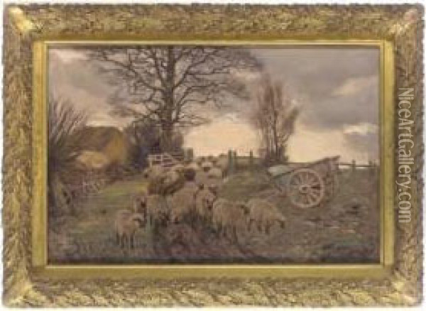 Changing Pastures Oil Painting - John Rabone Harvey