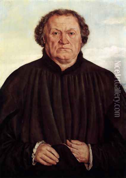 Portrait of a Man 1525-30 Oil Painting - Barthel Beham