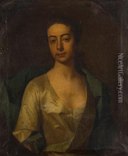 Portrait Of John Enys Oil Painting - Sir Godfrey Kneller