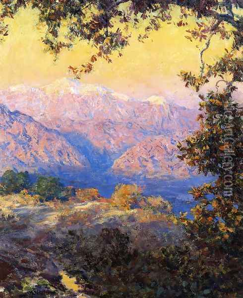 November Morning I Oil Painting - Theodore Clement Steele