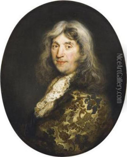 Portrait D'homme Oil Painting - Jacob Ferdinand Voet