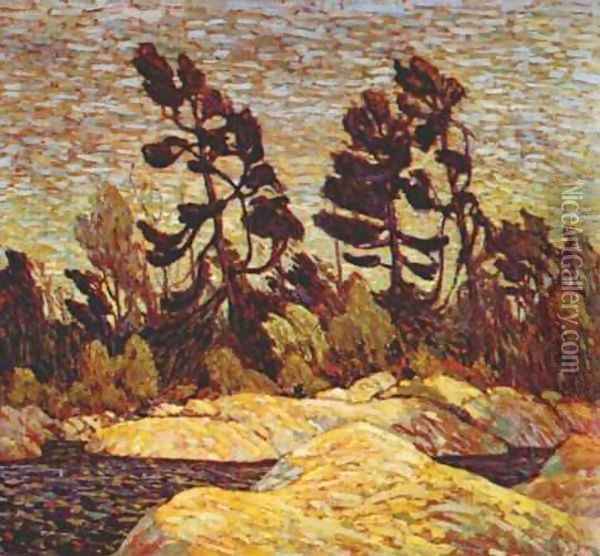 Byng Inlet Georgian Bay Oil Painting - Thomas Thompson