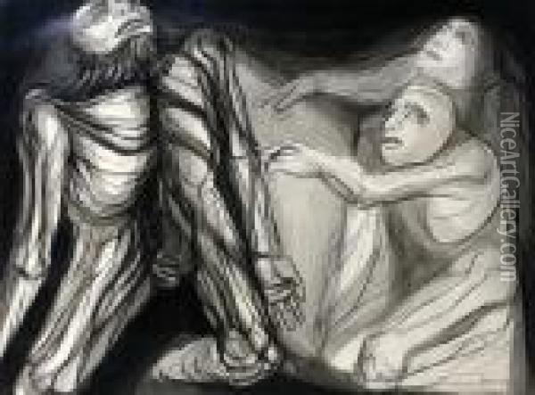 Untitled Oil Painting - William Blake