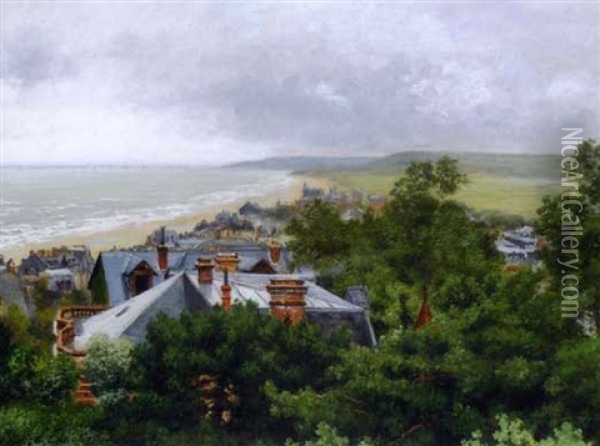 Villers-sur-mer Oil Painting - Edme-Emile Laborne