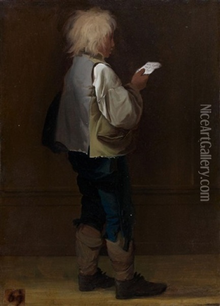 Le Jeune Porteur De Lettre Oil Painting - Louis Leopold Boilly