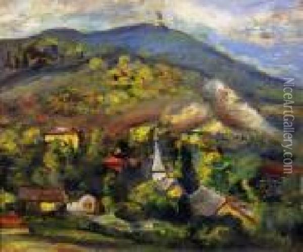 Hill Janos Oil Painting - Bela Ivanyi Grunwald