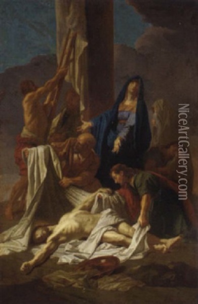 The Lamentation Oil Painting - Jean-baptiste Jouvenet