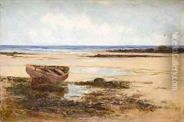 Coastal Scene Oil Painting - Vickers Deville